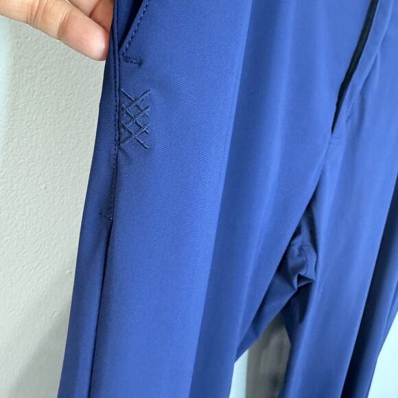 Rhone Resort Pant Navy Stretch Commute Business Casual Travel Men's 36x28 - Picture 6 of 13